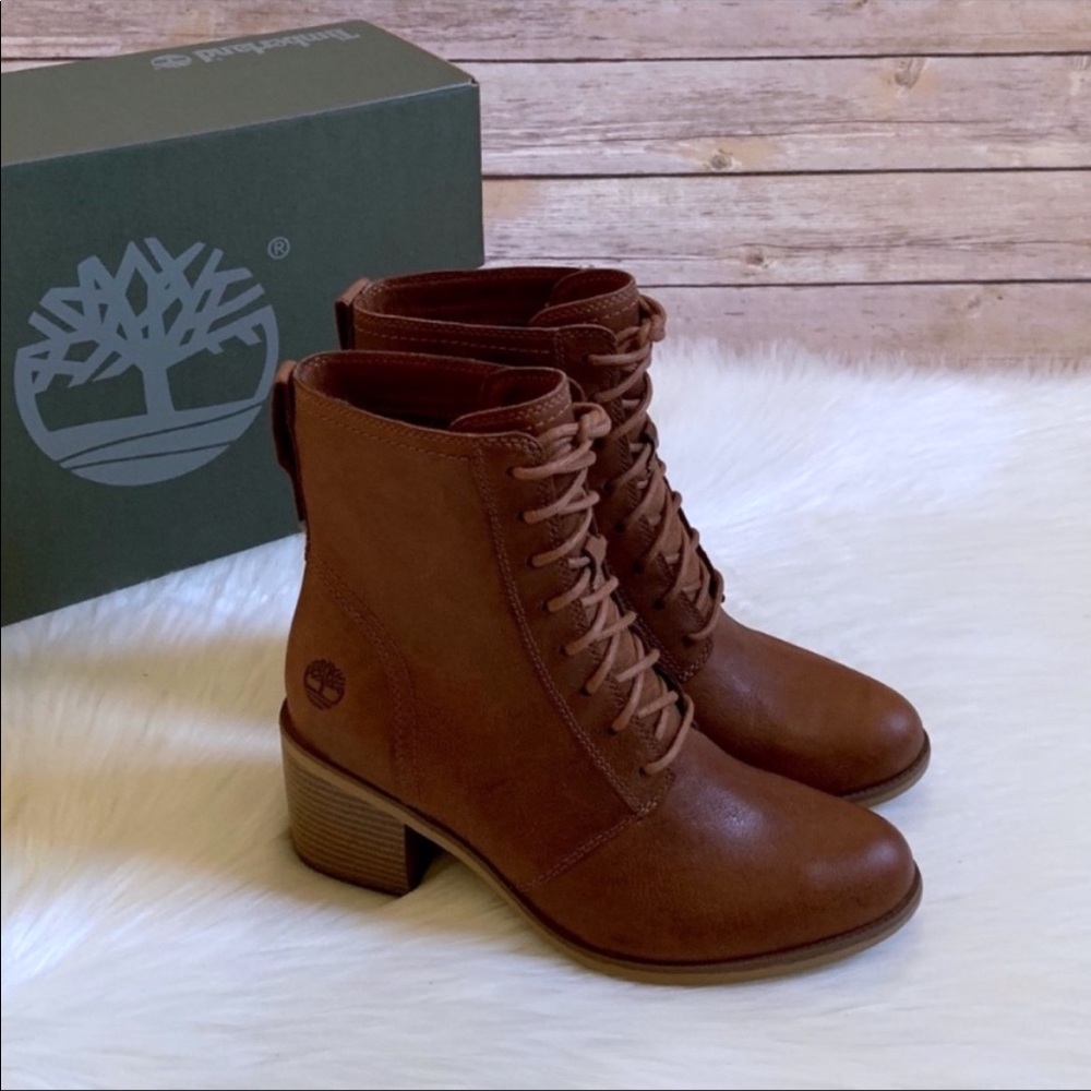 Timberland Brown Brynlee Park Mid Lace Up Boots - Picture 6 of 7